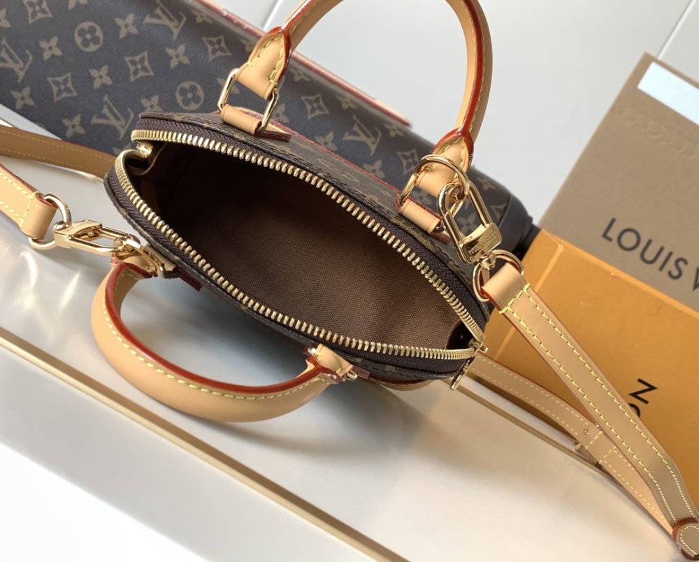 LV Nano Alma M82717 Monogram Mini Shell Bag