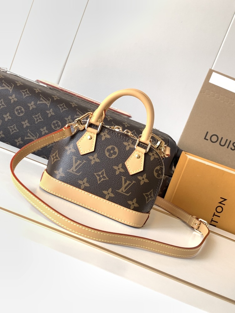 LV Nano Alma M82717 Monogram Mini Shell Bag