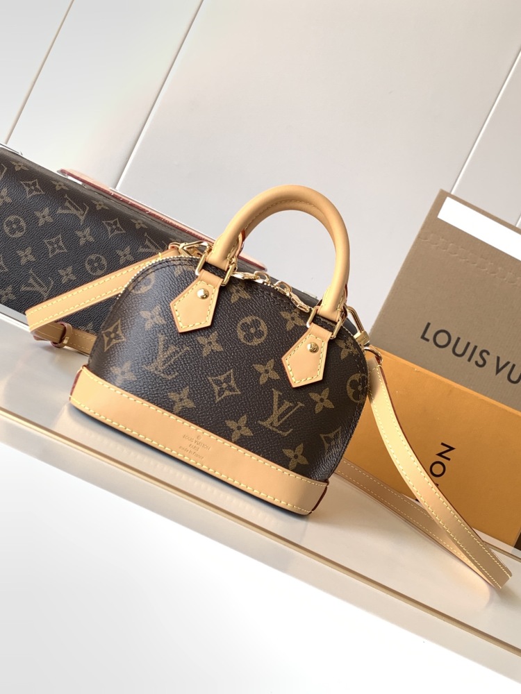 LV Nano Alma M82717 Monogram Mini Shell Bag