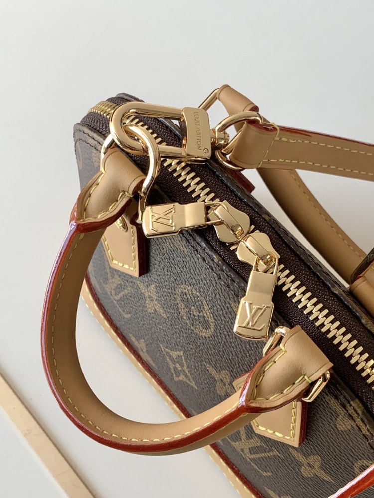 LV Nano Alma M82717 Monogram Mini Shell Bag