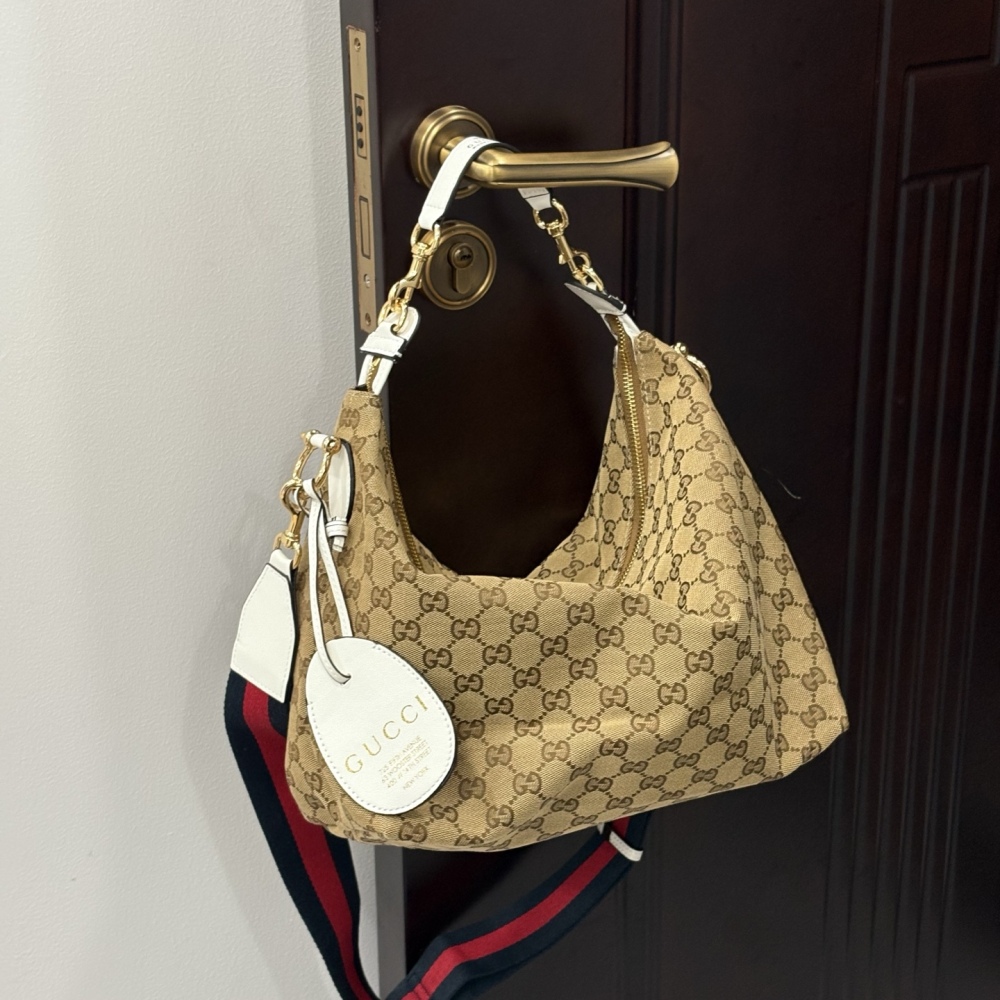 Gucci Brera Shoulder Bag A00B40 Khaki