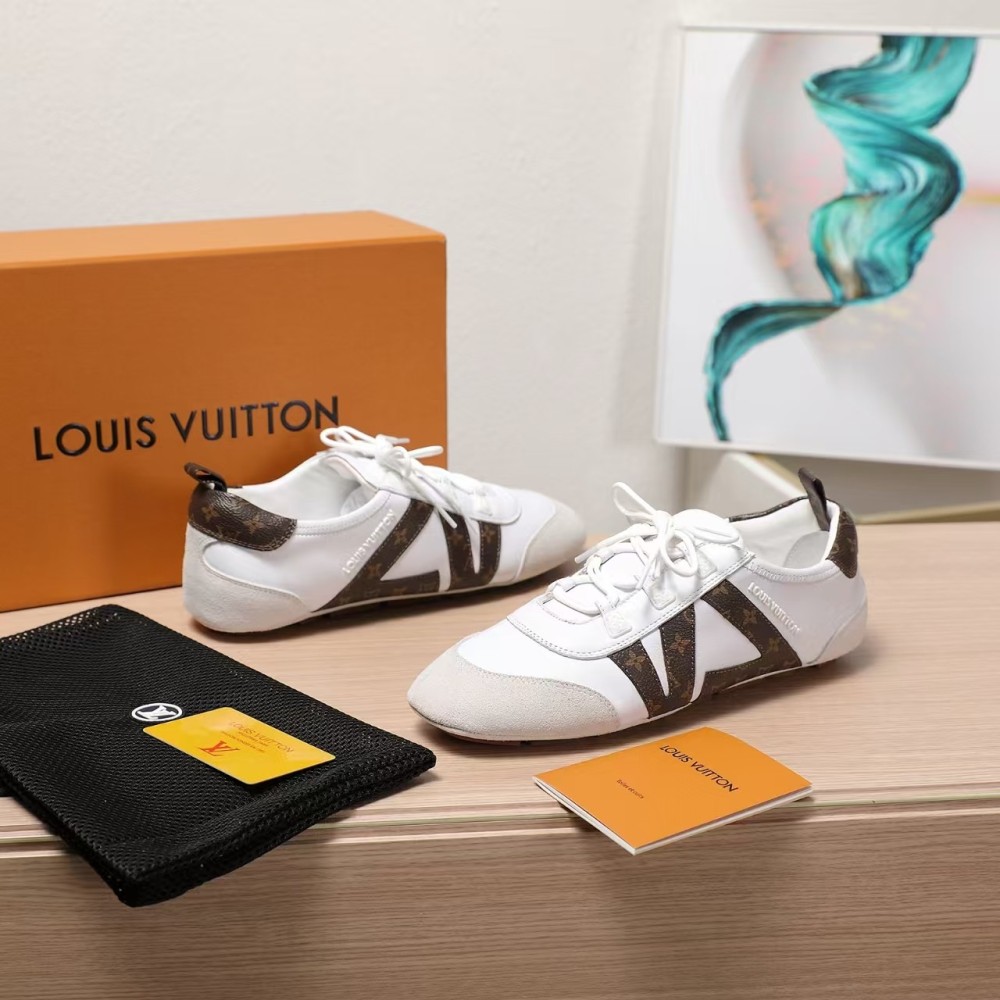 LV Sneakerian Ballet sneakers Latest boutique-style retro German Army Trainers (GAT),