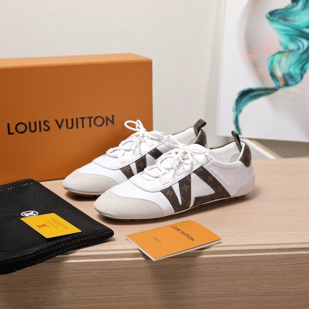LV Sneakerian Ballet sneakers Latest boutique-style retro German Army Trainers (GAT),