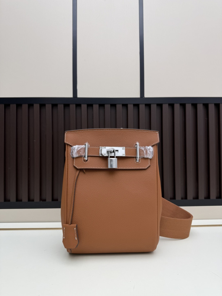 Hermes Hac a Dos PM backpack Black Brown Gray