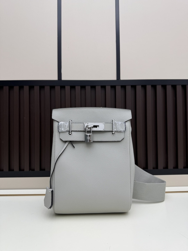 Hermes Hac a Dos PM backpack Black Brown Gray
