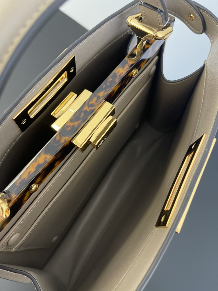 Fendi Peekaboo I See U Medium Grey Dove 8BN321AQ9XF1KM8