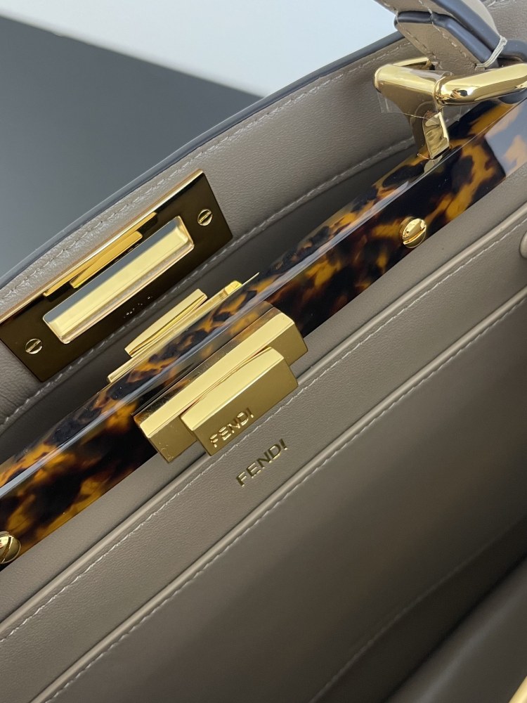 Fendi Peekaboo I See U Medium Grey Dove 8BN321AQ9XF1KM8