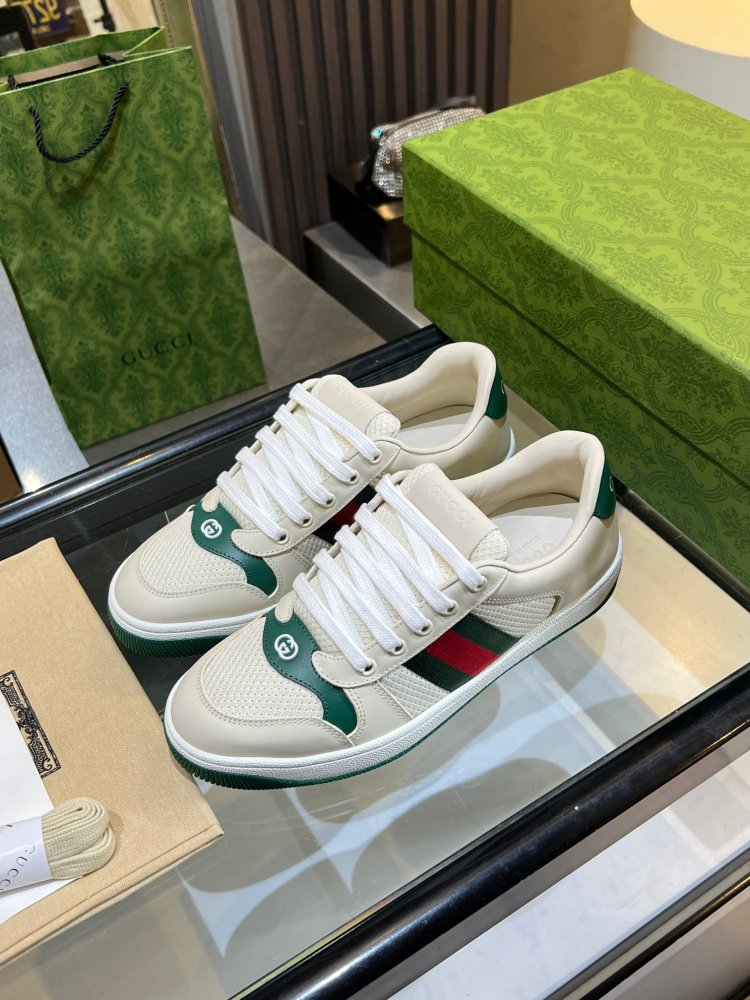 Gucci Distressed Screener sneaker ‌Matching shoes