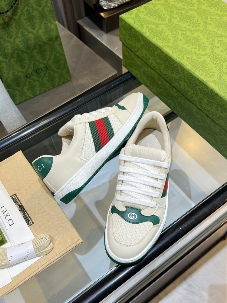 Gucci Distressed Screener sneaker ‌Matching shoes