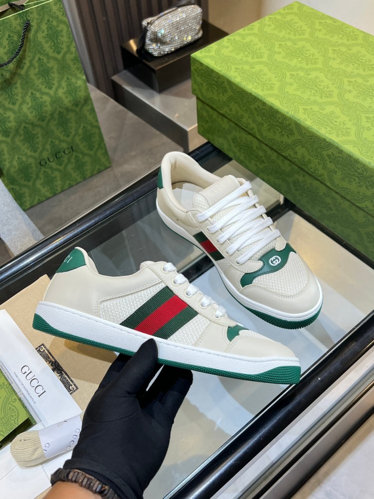 Gucci Distressed Screener sneaker ‌Matching shoes
