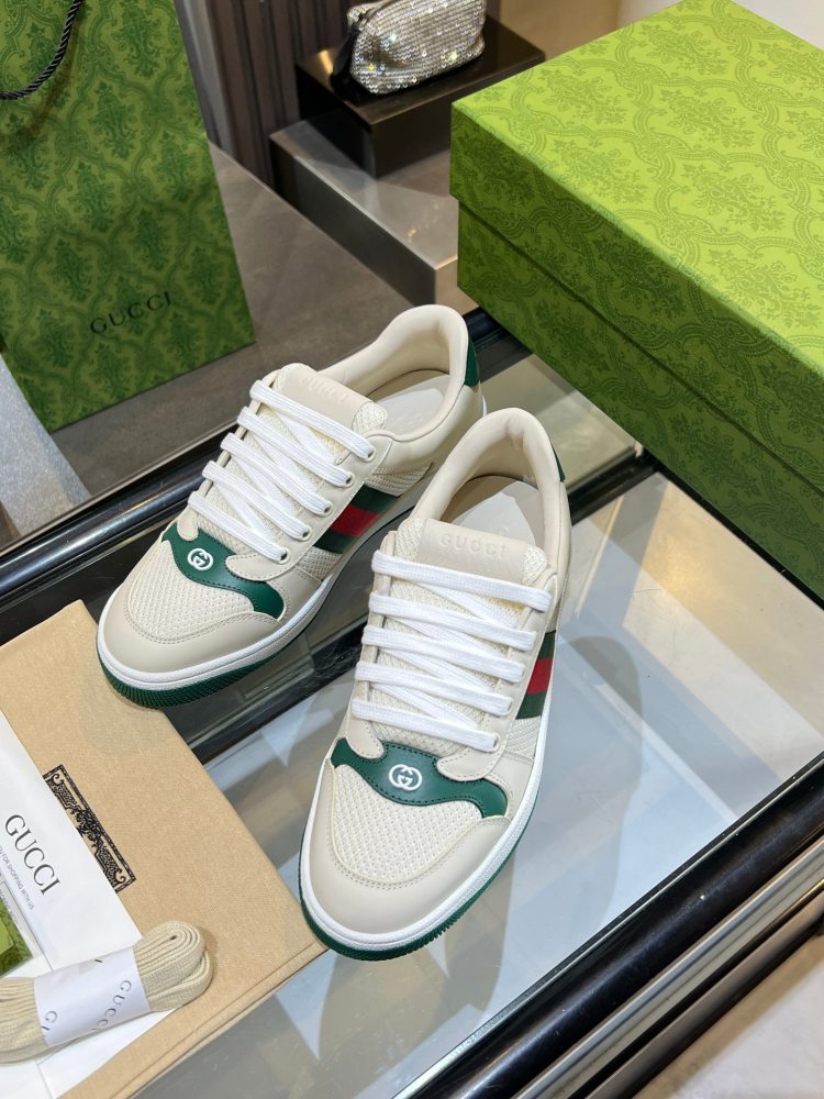 Gucci Distressed Screener sneaker ‌Matching shoes
