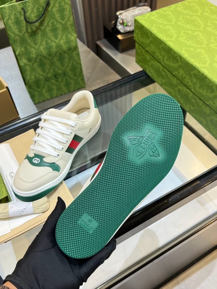 Gucci Distressed Screener sneaker ‌Matching shoes