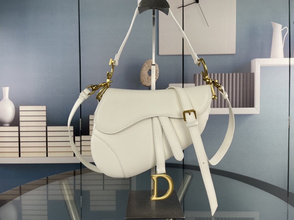 Small Saddle Bag with Strap Black White Red Beige Blue Green 0546