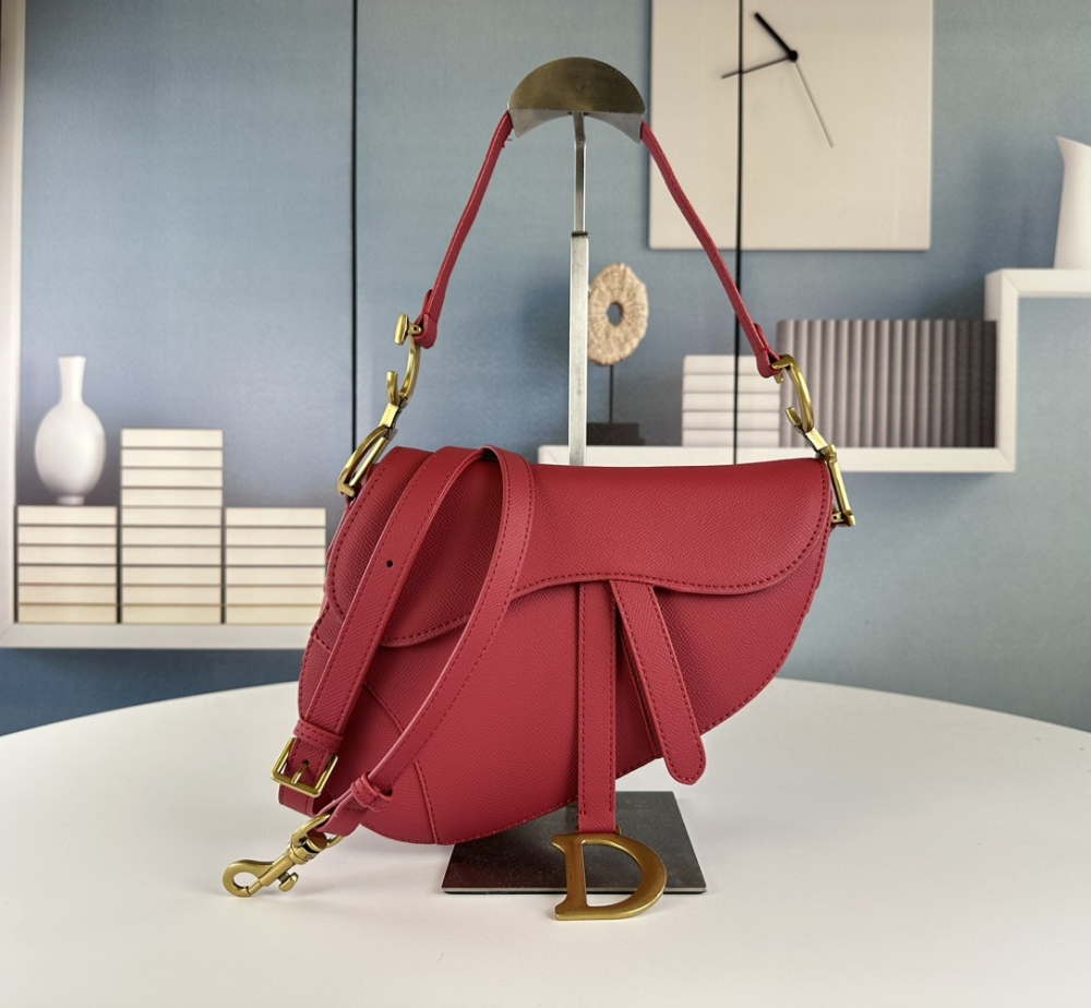 Small Saddle Bag with Strap Black White Red Beige Blue Green 0546
