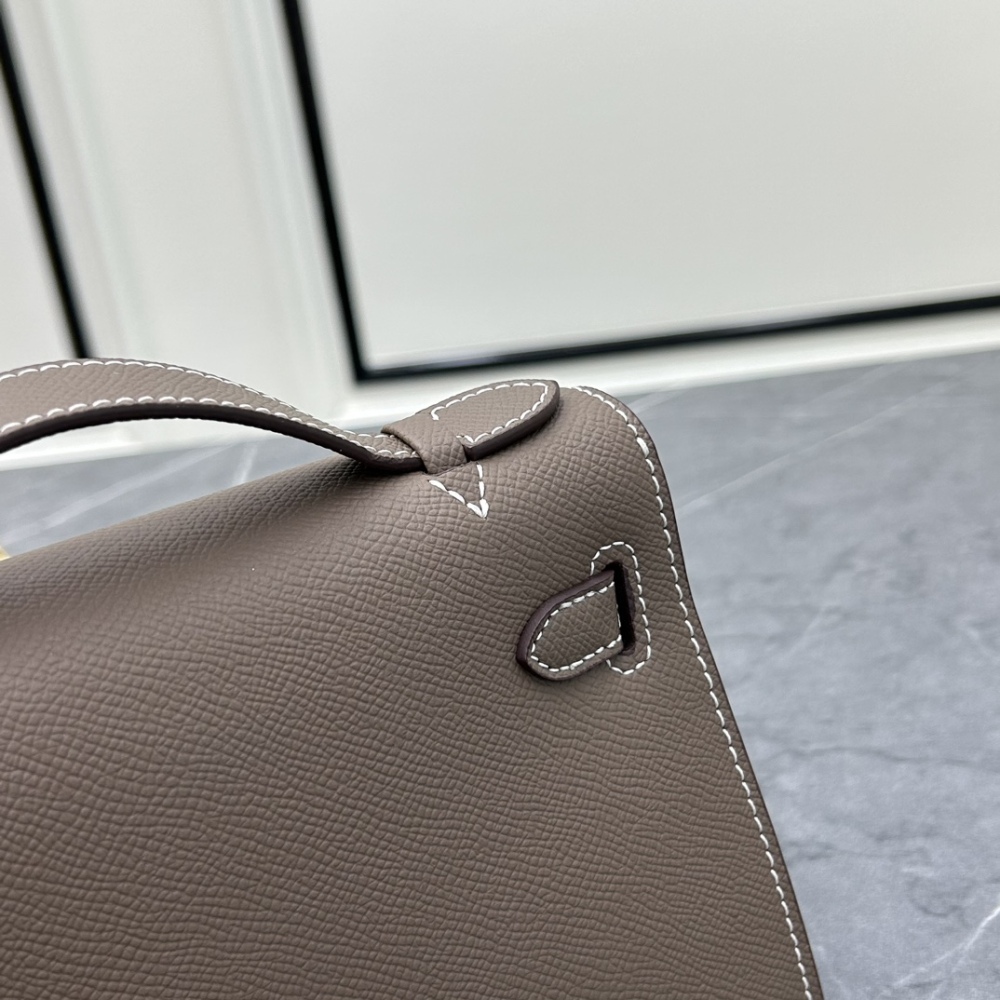 Hermès Kelly II Sellier mini bag Brown Black White