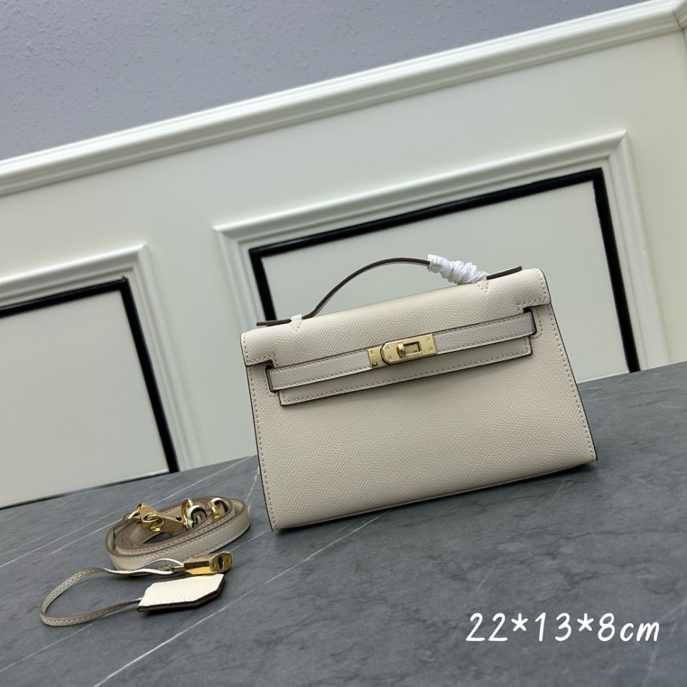 Hermès Kelly II Sellier mini bag Brown Black White