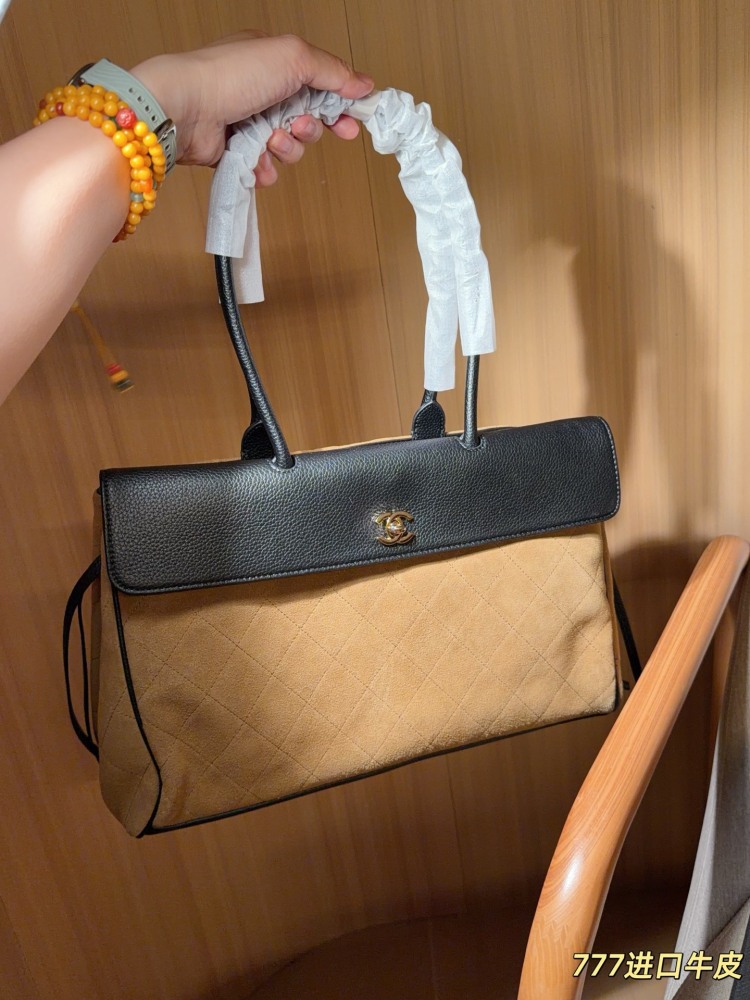 Chanel 26S Suede Baguette Bag Cowhide Tote Bag With Large Capacity Size 37×24×14CM