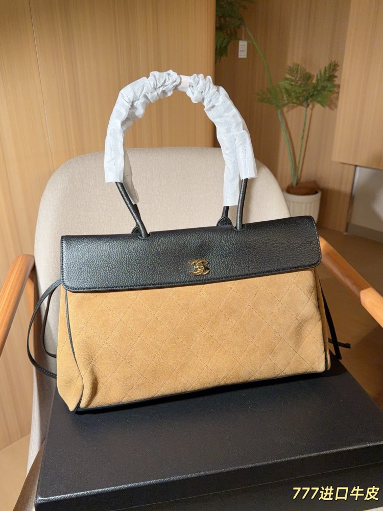 Chanel 26S Suede Baguette Bag Cowhide Tote Bag With Large Capacity Size 37×24×14CM