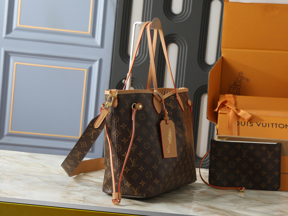 LV Neverfull Inside Out Tote Bag M28538 M28537 M40995 M40990