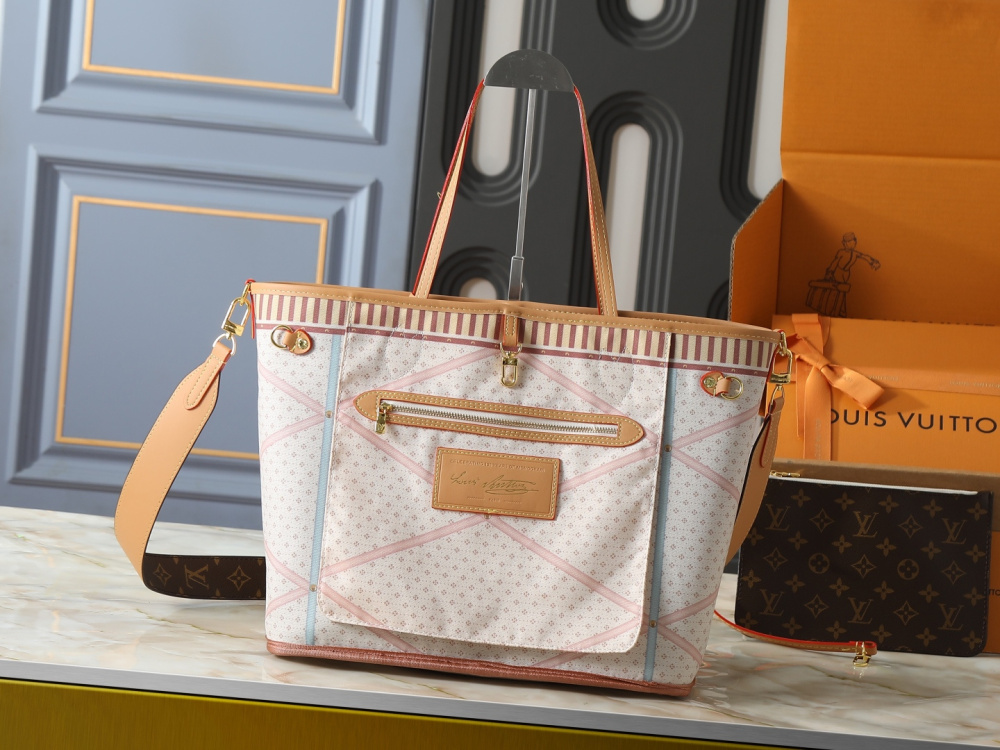 LV Neverfull Inside Out Tote Bag M28538 M28537 M40995 M40990