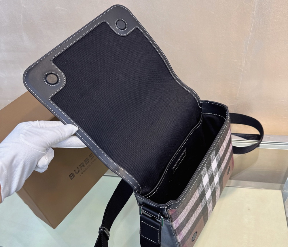 Unisex Vintage Check Muswell Crossbody Bag, Wide Adjustable Strap Messenger Camera Bag For Men Women Daily Commute