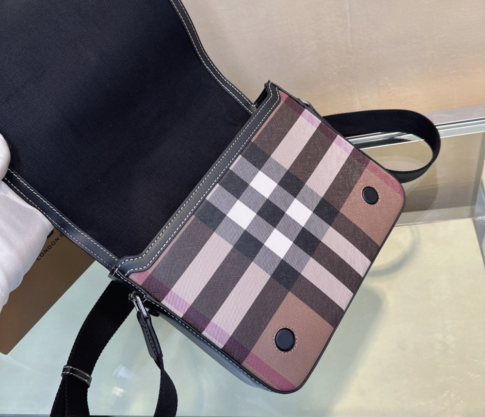 Unisex Vintage Check Muswell Crossbody Bag, Wide Adjustable Strap Messenger Camera Bag For Men Women Daily Commute