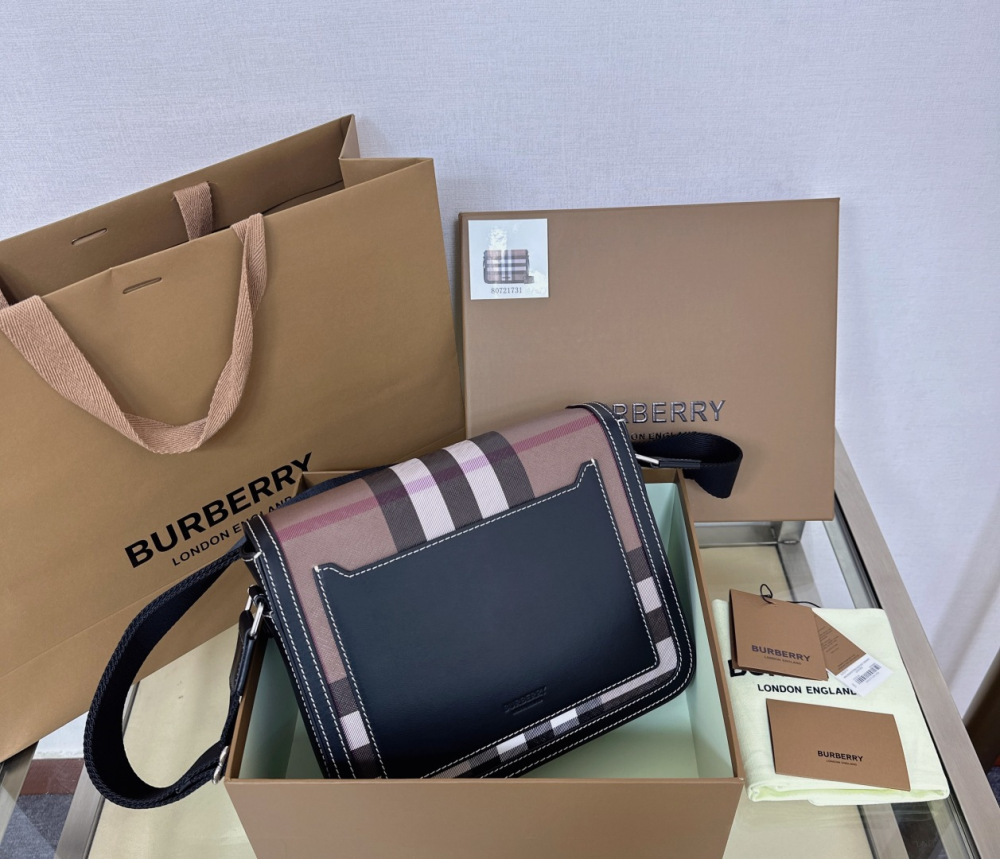 Unisex Vintage Check Muswell Crossbody Bag, Wide Adjustable Strap Messenger Camera Bag For Men Women Daily Commute