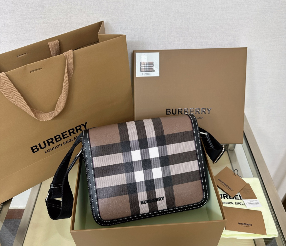 Unisex Vintage Check Muswell Crossbody Bag, Wide Adjustable Strap Messenger Camera Bag For Men Women Daily Commute