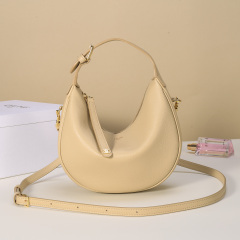 Beige Grained Calfskin