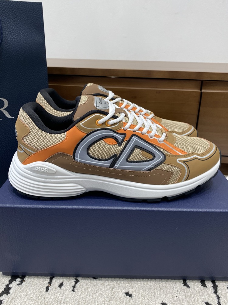 Dior B30 Sneakers, Mesh Reflective Line Low Top Casual Dad Shoes For Men Women