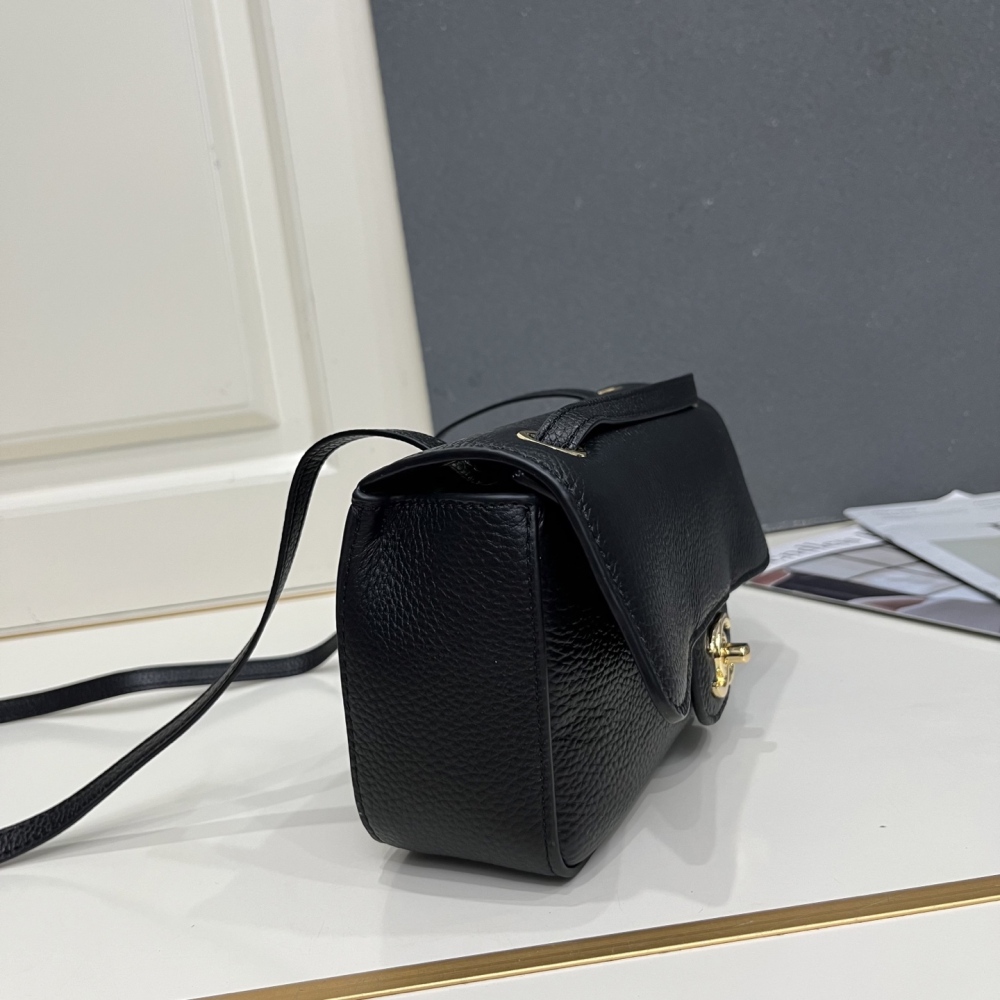 Chanel Classic Flap Mini Rectangular Bag, Grained Leather Handbag With Top Handle & Detachable Crossbody Strap