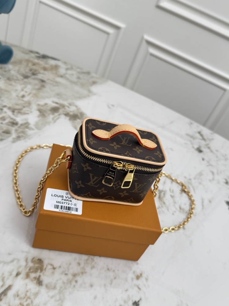 Louis Vuitton Nice Mini Vanity Case Chain Crossbody Bag M03772