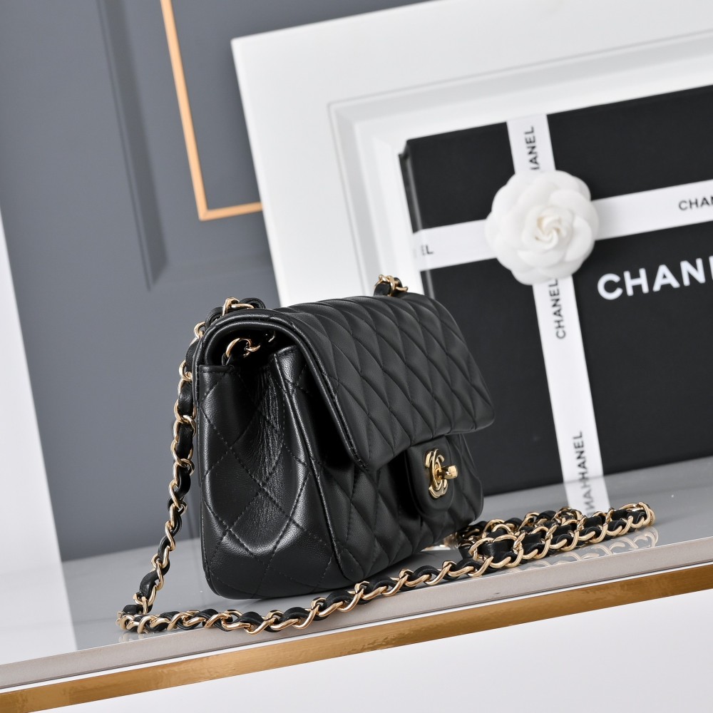 Chanel Classic Mini Rectangular Quilted Lambskin Flap Crossbody Bag