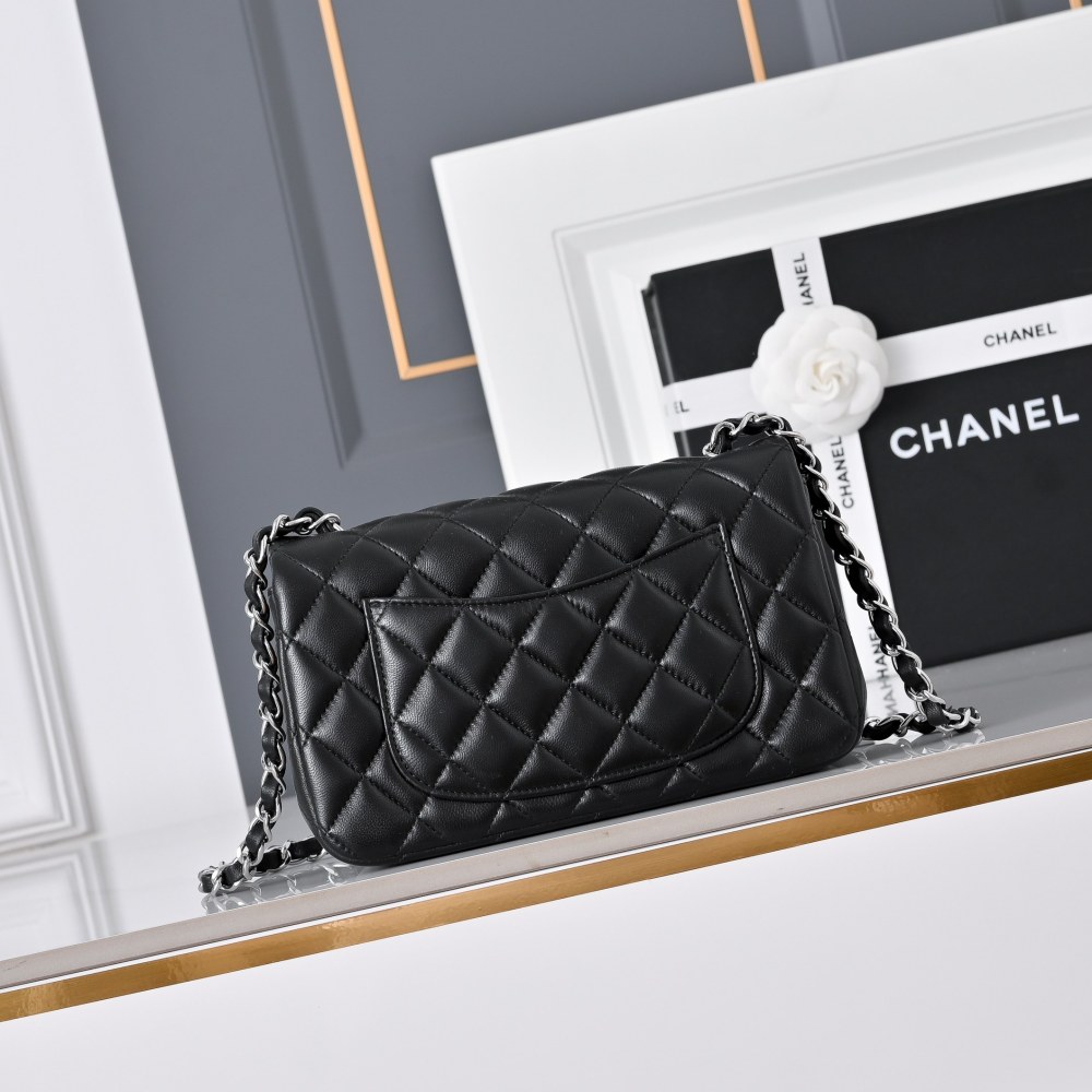 Chanel Classic Mini Rectangular Quilted Lambskin Flap Crossbody Bag