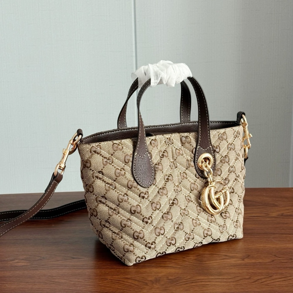 Gucci GG Marmont Tote Bag / Handbag 855391 Khaki