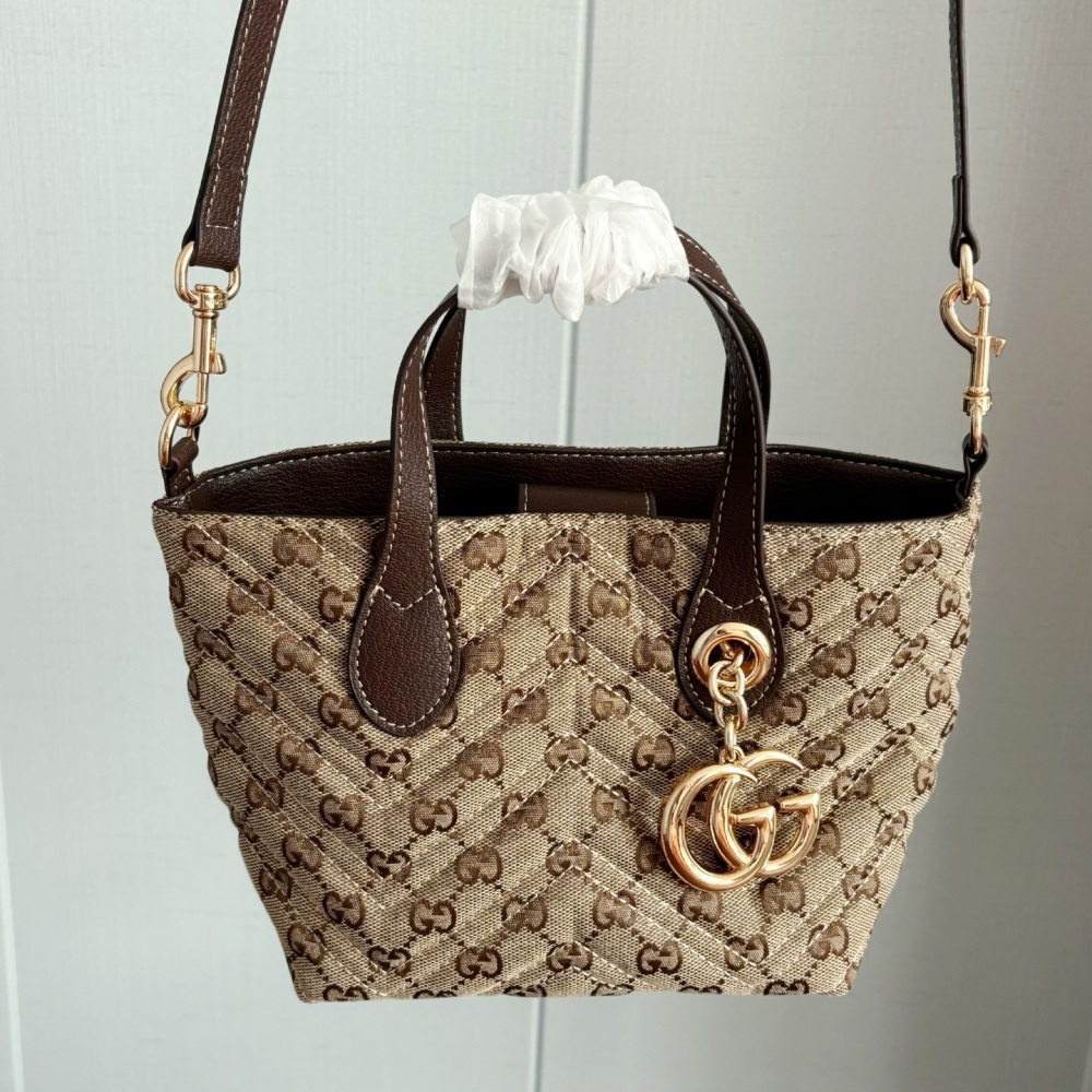 Gucci GG Marmont Tote Bag / Handbag 855391 Khaki