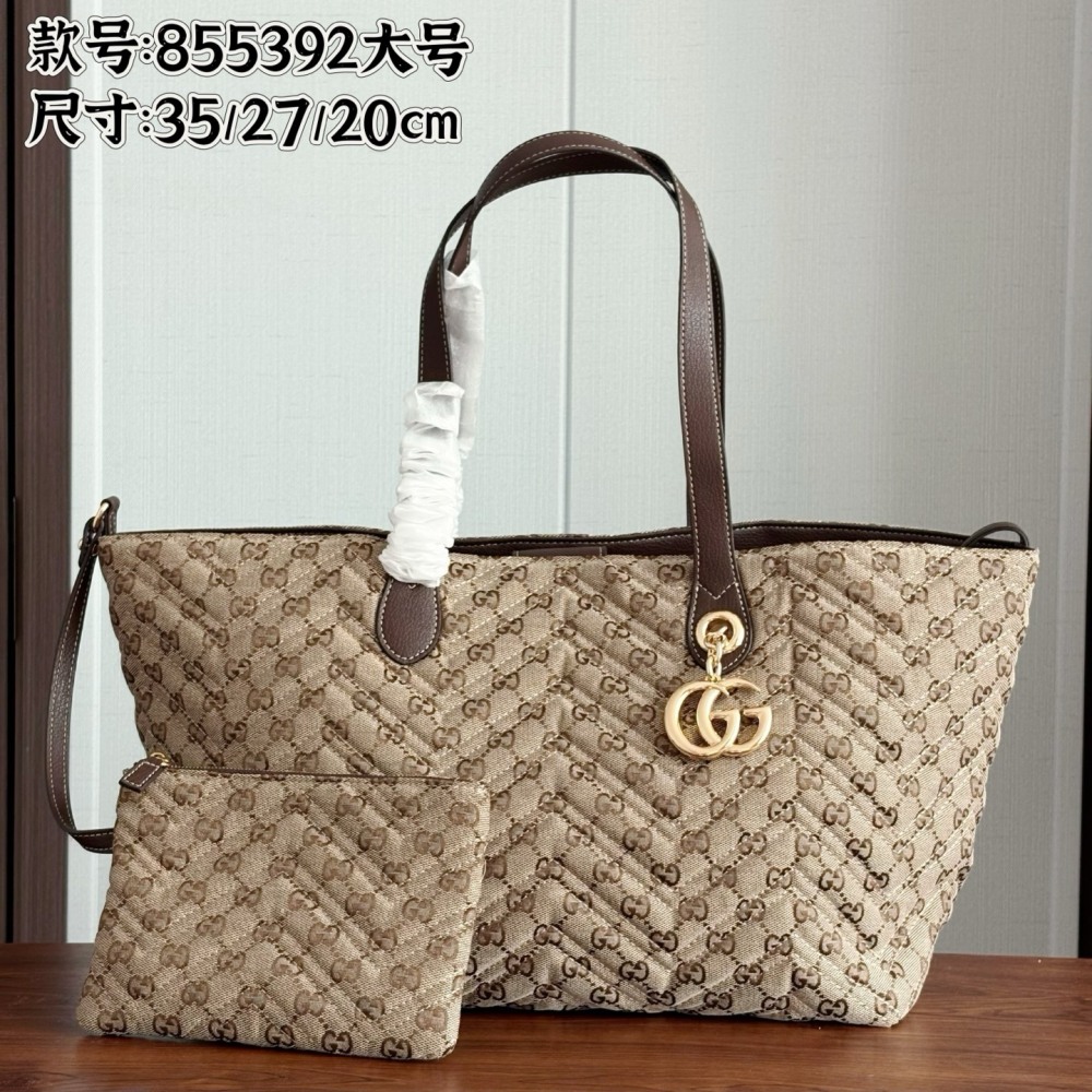 Gucci GG Marmont Tote Bag / Handbag 855391 Khaki