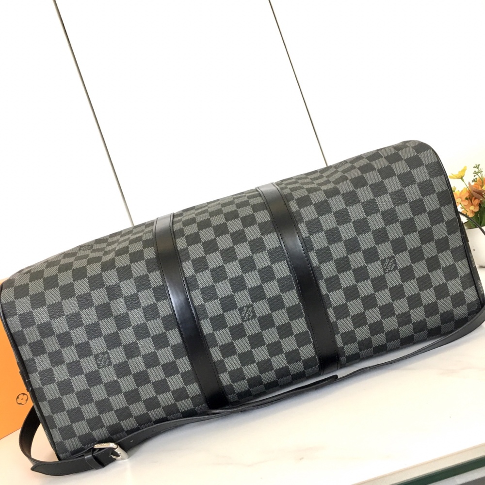 LV Keepall Bandoulière Damier Graphite M41416