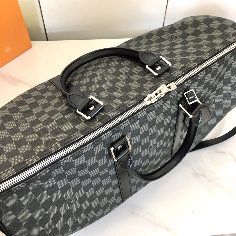 LV Keepall Bandoulière Damier Graphite M41416
