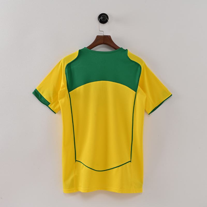 2004 brazil home soccer jerseys