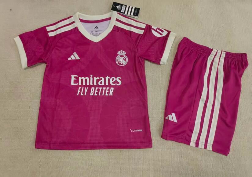 2627 New Season Children's Real Madrid Modric Jersey Away Champions League Mbappe Vinicius Schellingham Real Madrid
