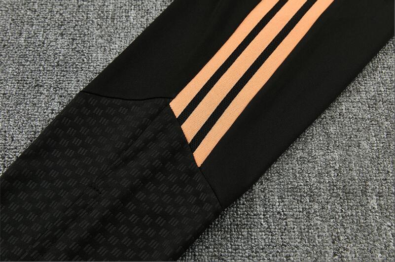 2627 Arsenal Orange Football Kit Professional Match Training Long-Sleeve Football Kit Set