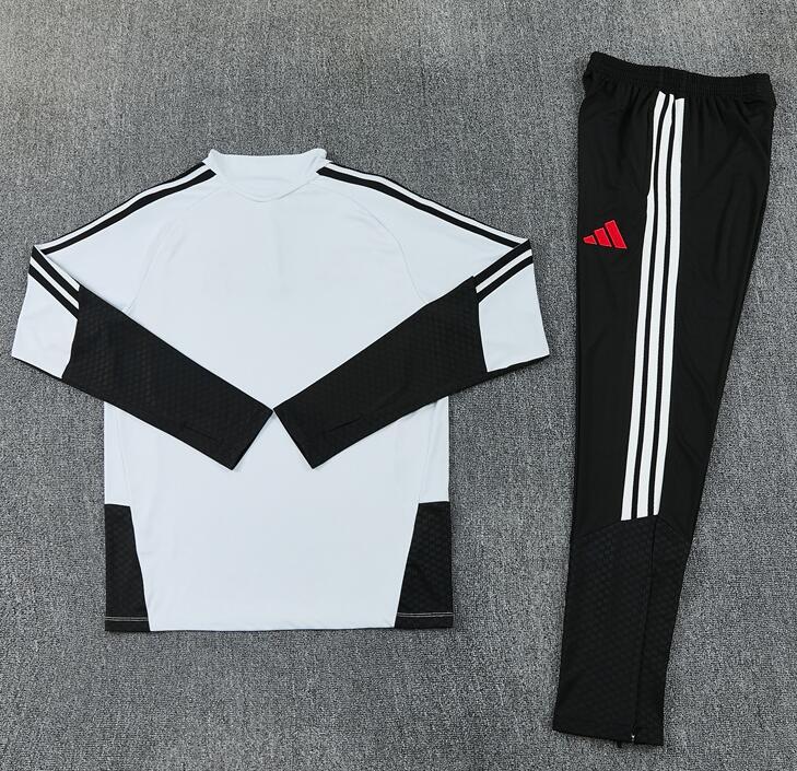 2627 Liverpool Light Grey Half-Drape Adult Long-Sleeve Football Training Suit Set Children's Printed Custom Jersey