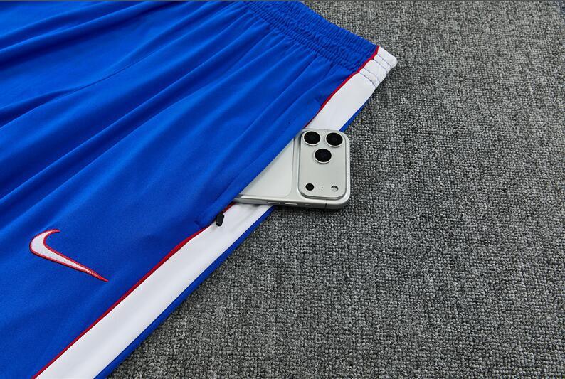 2627 Chelsea White Half-Drape Adult Long-Sleeve Soccer Training Suit Set Children's Printed Custom Jersey