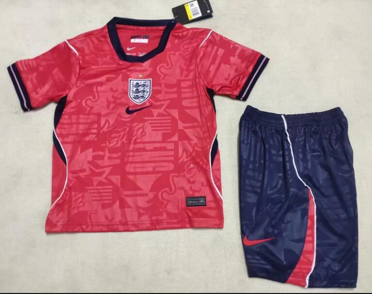 England 2627 Kane away children's football kit short-sleeved match training team uniform custom Bellingham jersey