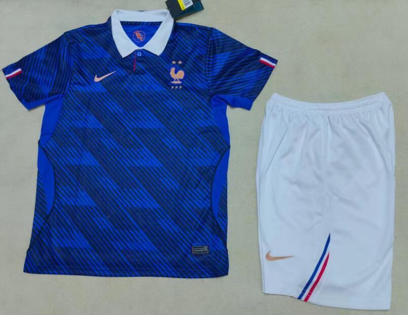 2627 French Mbappe children's jersey, number 10, football uniform set, world national team