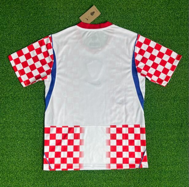 2026 Croatian national team home short-sleeved jersey, player fan version, match sports adult football uniform