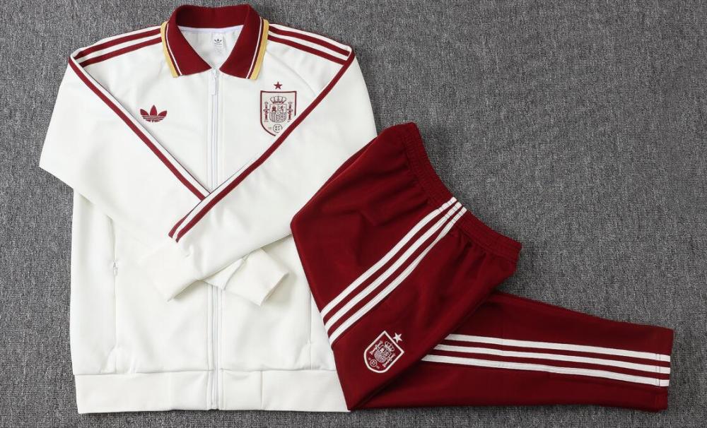2627 Spanish Long-Sleeved Adult Soccer Training Suit Men's Set Children's Printed Custom Jersey