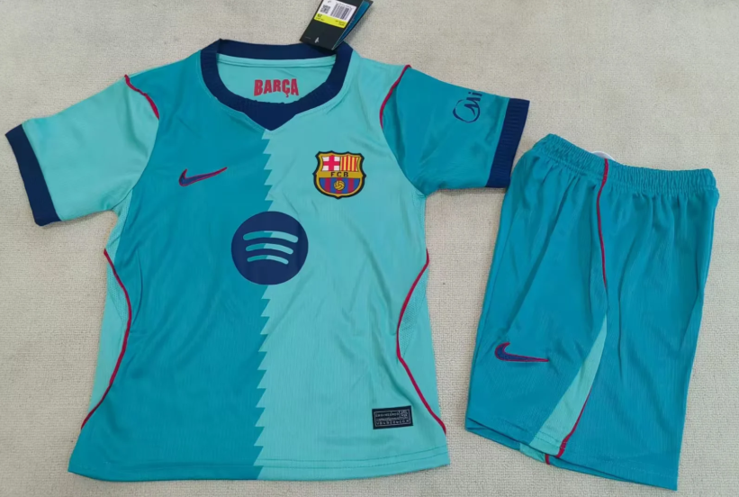 2026-27 season Barcelona Messi No. 10 Yamal jersey, children's football jersey, quick-drying sports training uniform, custom-made.