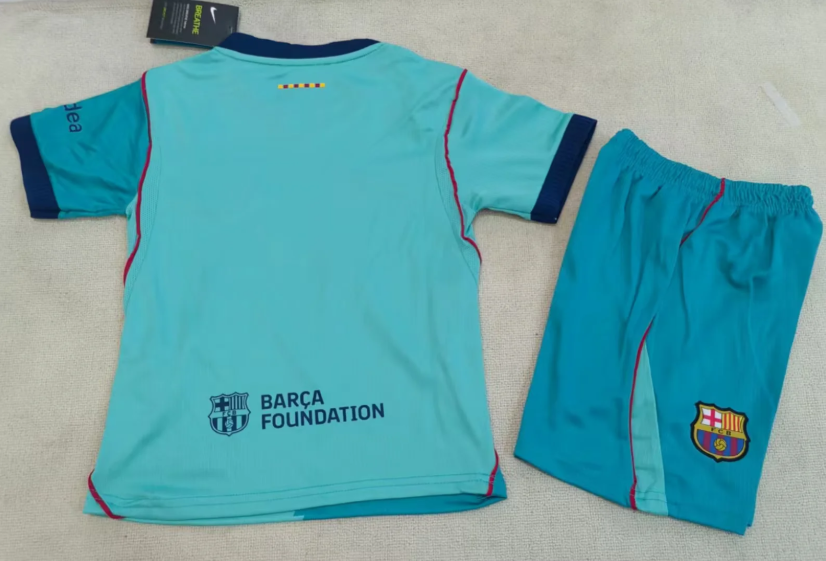 2026-27 season Barcelona Messi No. 10 Yamal jersey, children's football jersey, quick-drying sports training uniform, custom-made.
